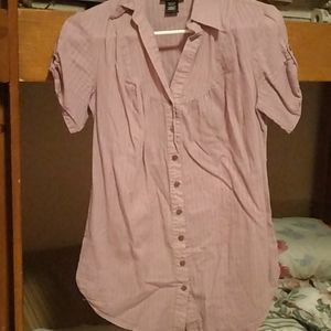 Lavender button up top